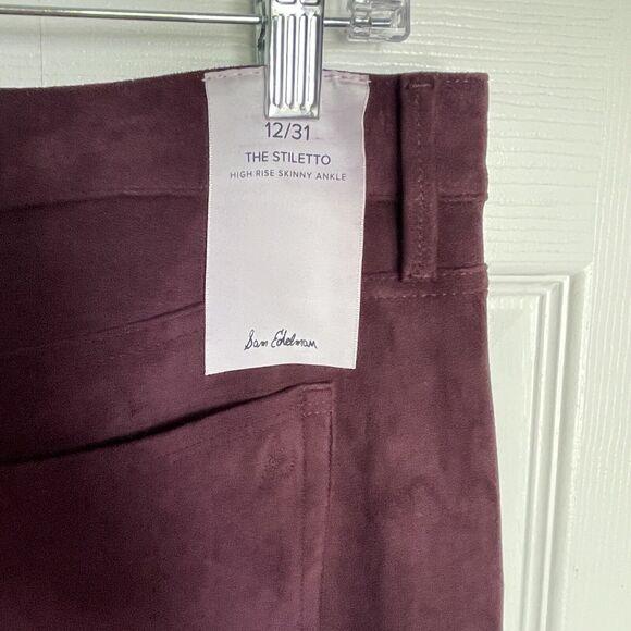 NEW SAM EDELMAN THE STILETTO HIGH RISE SKINNY ANKLE PANTS SIZE 12/31 - Picture 5 of 16